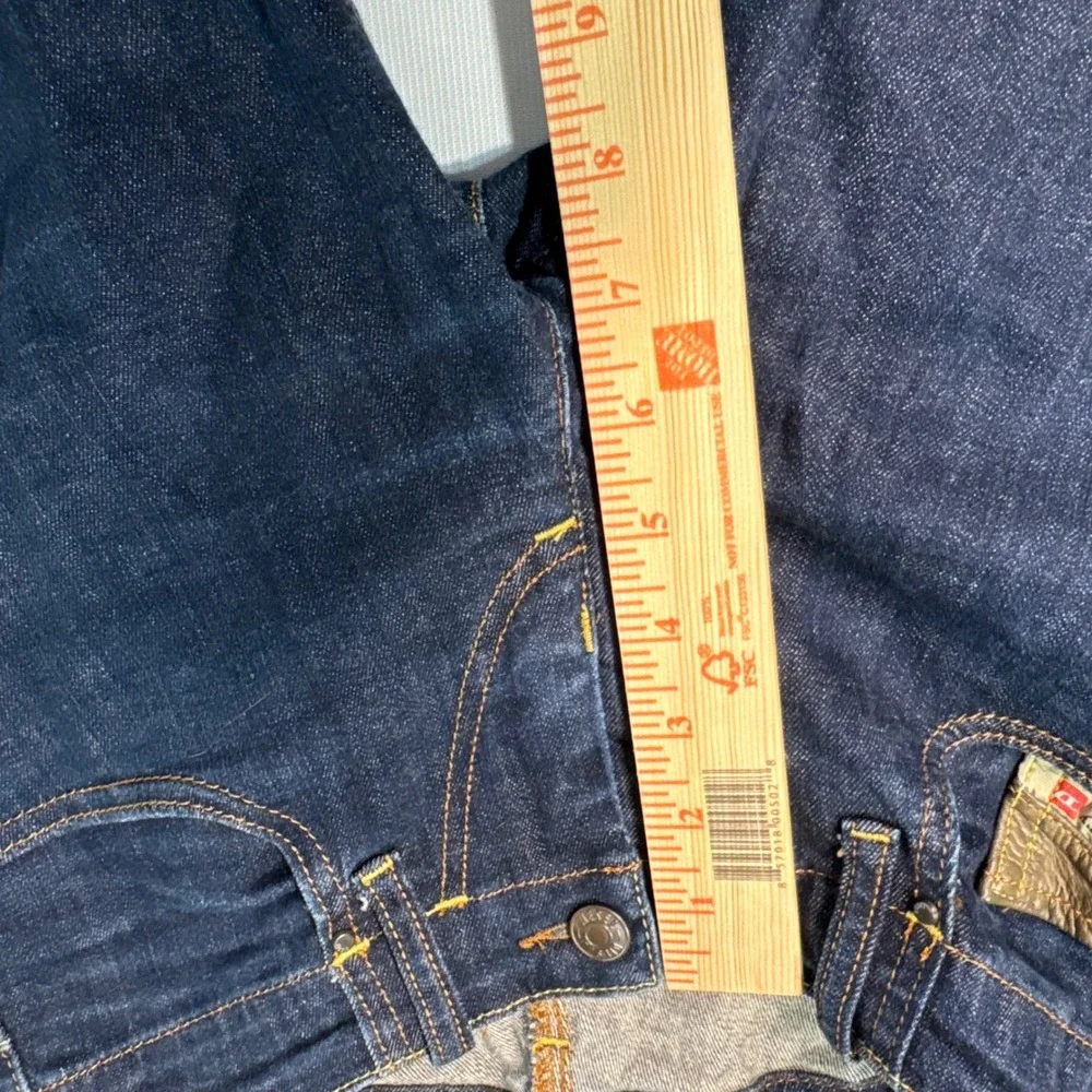 Y2K Diesel Grupee Super Slim Skinny Jeans Womens Dark Wash 0881K Stretch Denim‎